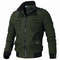 Men Tactical Military Cotton Jacket Slim Fit Casual Cargo Coat 9