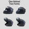 Dual Lens Flip Up Motorcycle Helmet Full Face Modular Racing Helmet 4