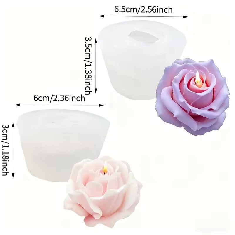 Rosette Leaves Silicone Mold For Cake Chocolate And Sugar Baking 11