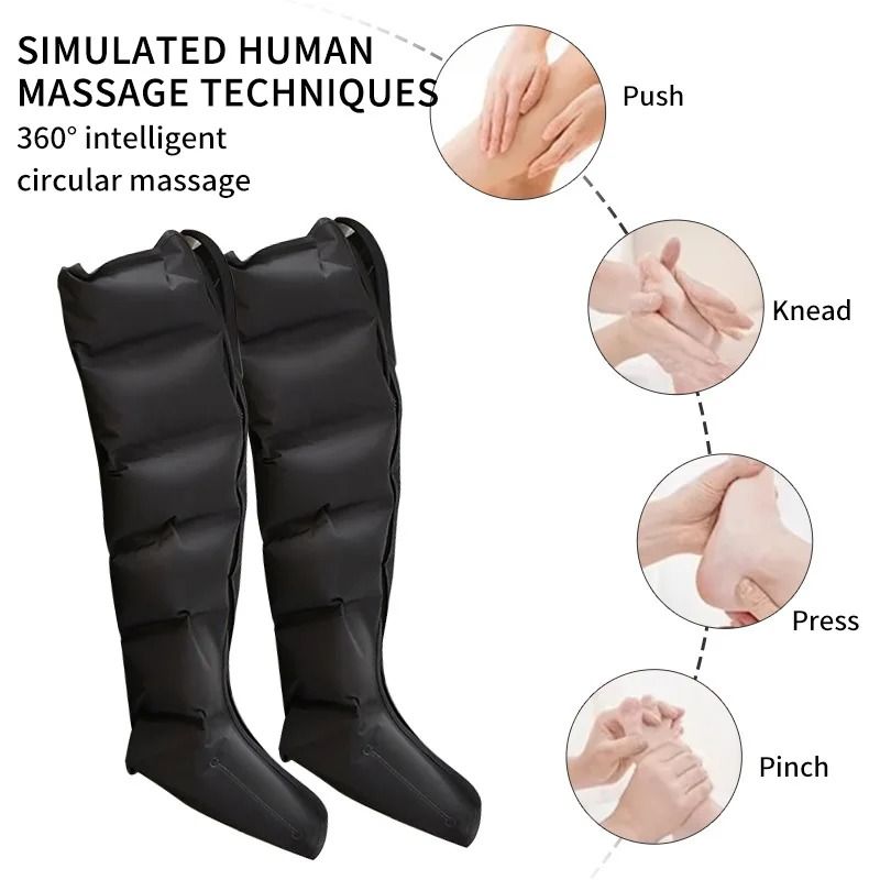Electric Air Pressure Leg Massager Deep Kneading Calf And Foot With Remote Control 4