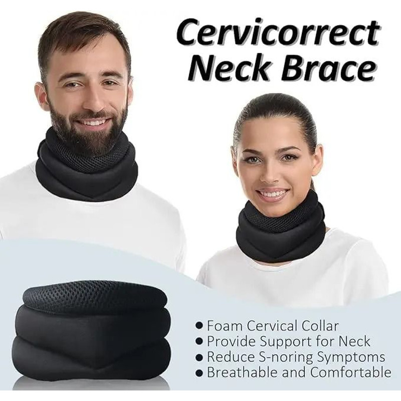 Anti Snoring Neck Brace Foam Shoulder And Neck Sleeve For Neck Pain Relief 3D Neck Support 6
