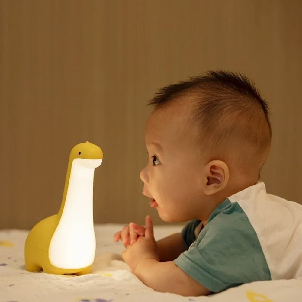 Dinosaur Night Light USB Charging Bedside Lamp For Kids Room 4