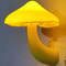 LED Light Sensor Night Light Mushroom Plug In Wall Lamp For Bedroom And Bathroom 0