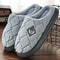 Fur Slippers Men Home EVA Platform Cushion Warm Soft Indoor Living Room Shoes 7