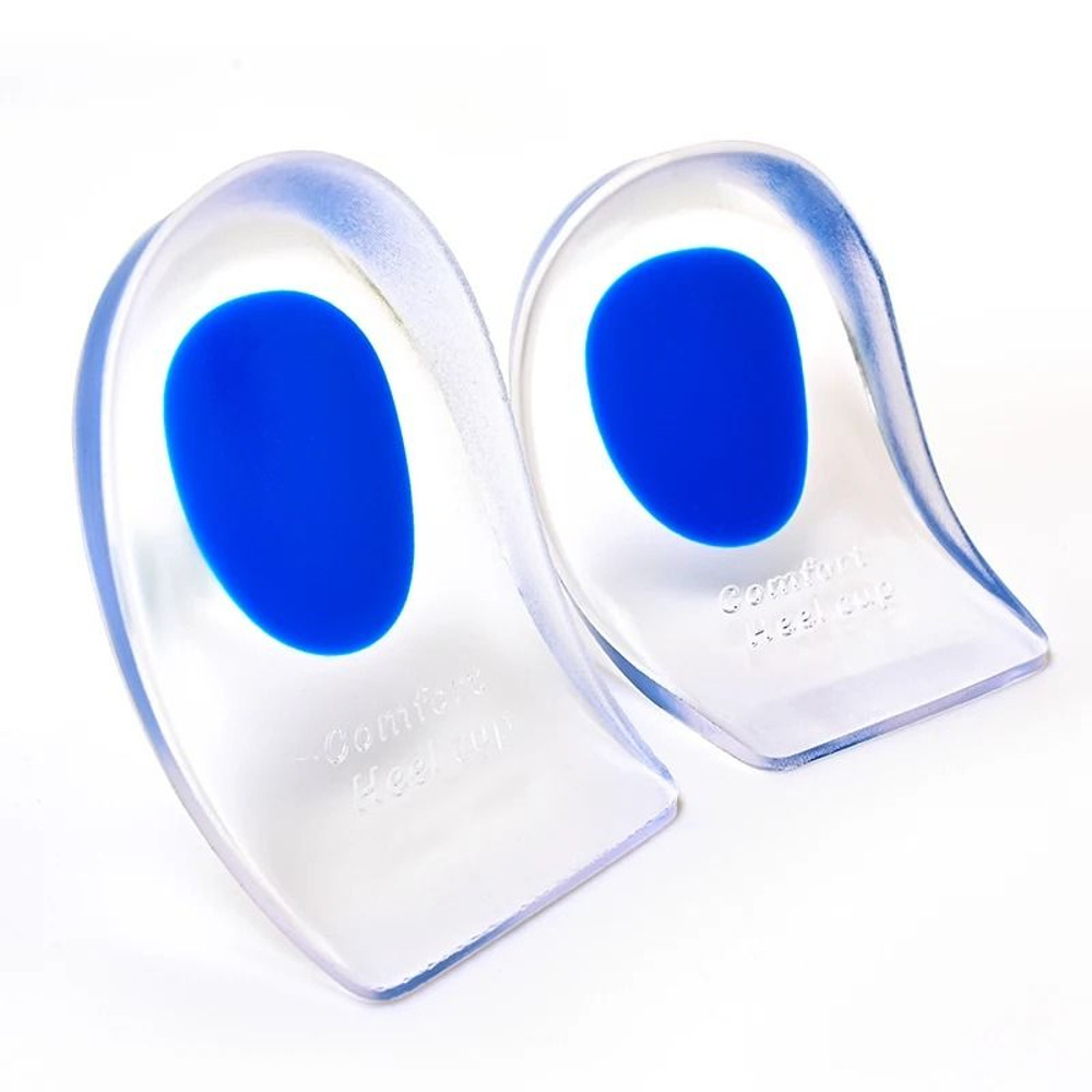 Gel Silicone Heel Cushion Insoles For Men And Women Foot Pain Relief Support 0