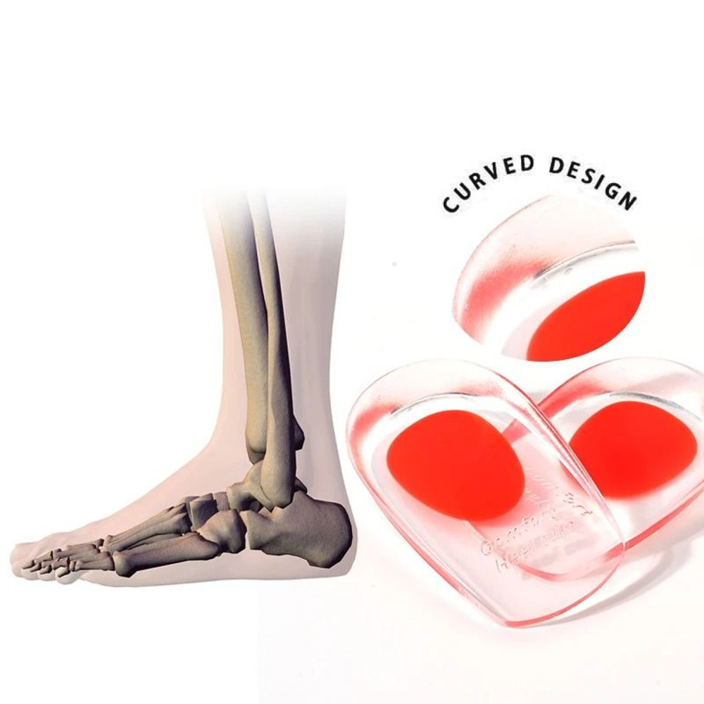 Gel Silicone Heel Cushion Insoles For Men And Women Foot Pain Relief Support 5