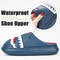 Cute Slippers For Men Embroidered Cushion Platform Indoor House Shoes 4