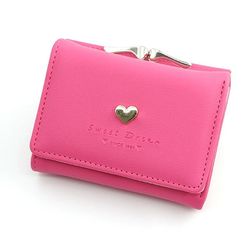 mini short wallet for women coin pocket card holder small purse