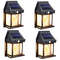 Solar Powered Outdoor Wall Light Motion Sensor Waterproof LED Lamp 9