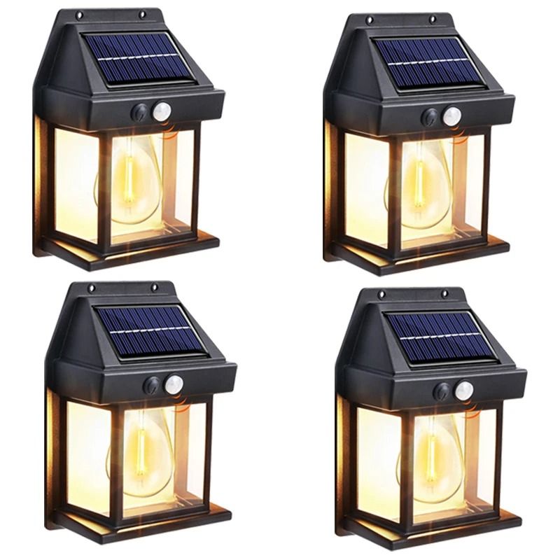 Solar Powered Outdoor Wall Light Motion Sensor Waterproof LED Lamp 9