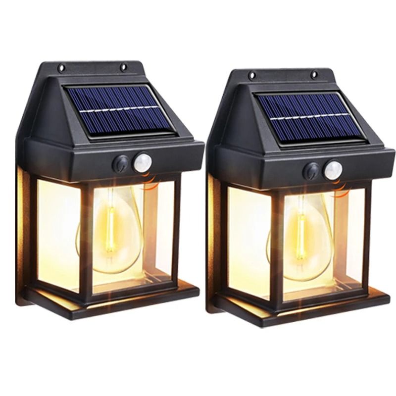 Solar Powered Outdoor Wall Light Motion Sensor Waterproof LED Lamp 6