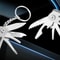 Compact Stainless Steel Folding Multitool Pliers With Keychain 5
