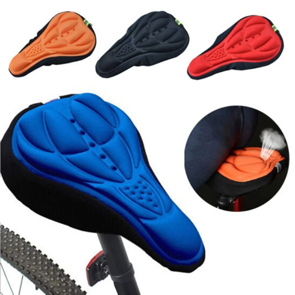 3D Soft Foam Bike Saddle Cover Comfortable Bicycle Seat Cushion 0