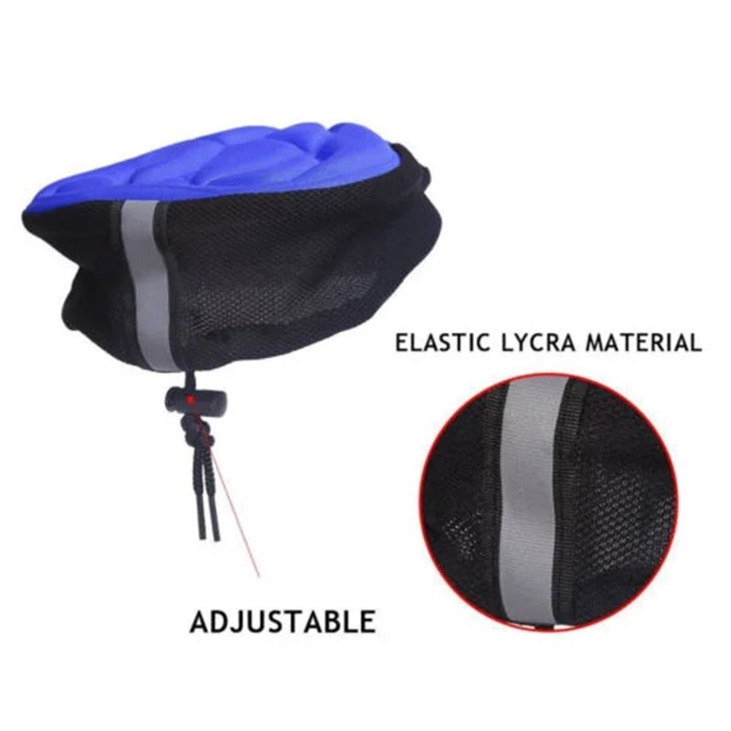 3D Soft Foam Bike Saddle Cover Comfortable Bicycle Seat Cushion 3