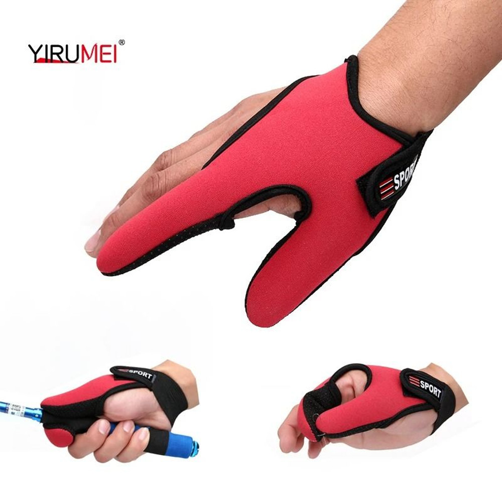 Fishing Gloves Two Fingers Protector Breathable AntiSlip AntiCut 0