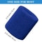 Breathable Cotton Wrist Sweatbands Set For Tennis Football Basketball Running Gym 5