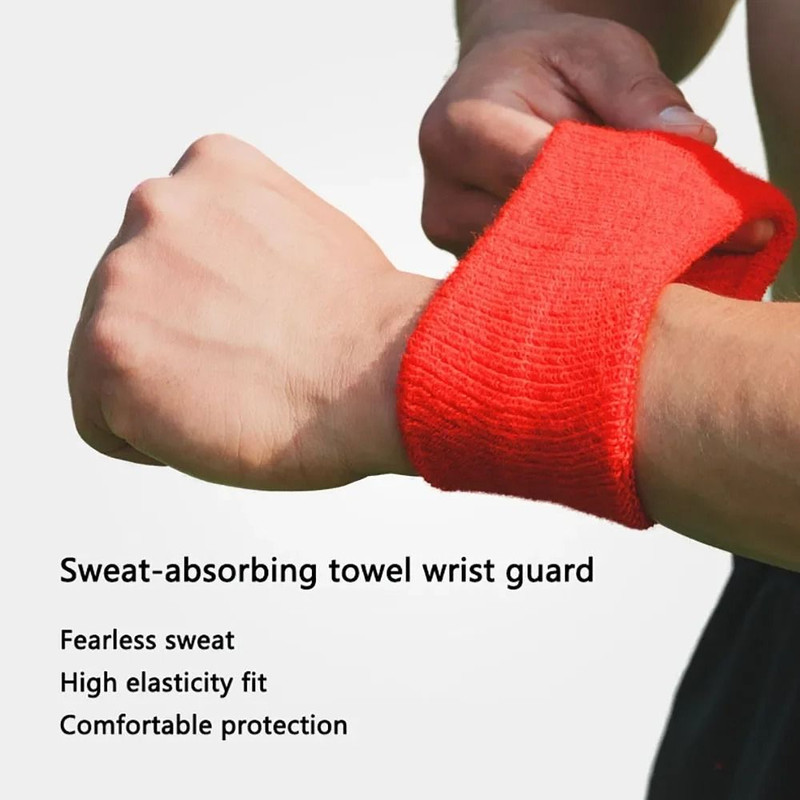 Wrist Support Band Sweat Absorbent Sport Wristband For Gym And Fitness 1