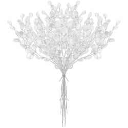 artificial white crystal acrylic water droplet decorative accessory