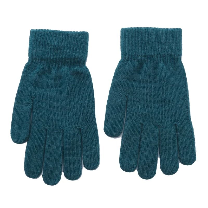 Women Knitted Solid Hand Warmer Gloves Thicken Lining Autumn Winter 8