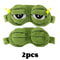 3D Sad Frog Sleep Mask Natural Sleeping Eyeshade Cover 7