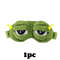 3D Sad Frog Sleep Mask Natural Sleeping Eyeshade Cover 8