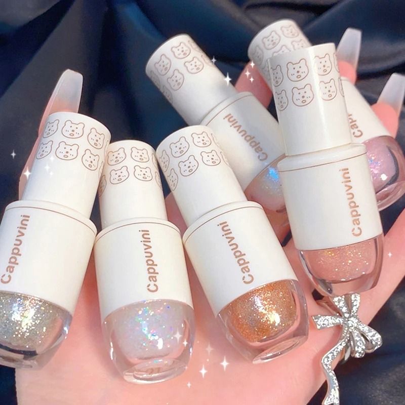 Cappuvini Star Dots Liquid Eyeshadow Pearlescent High Gloss 1