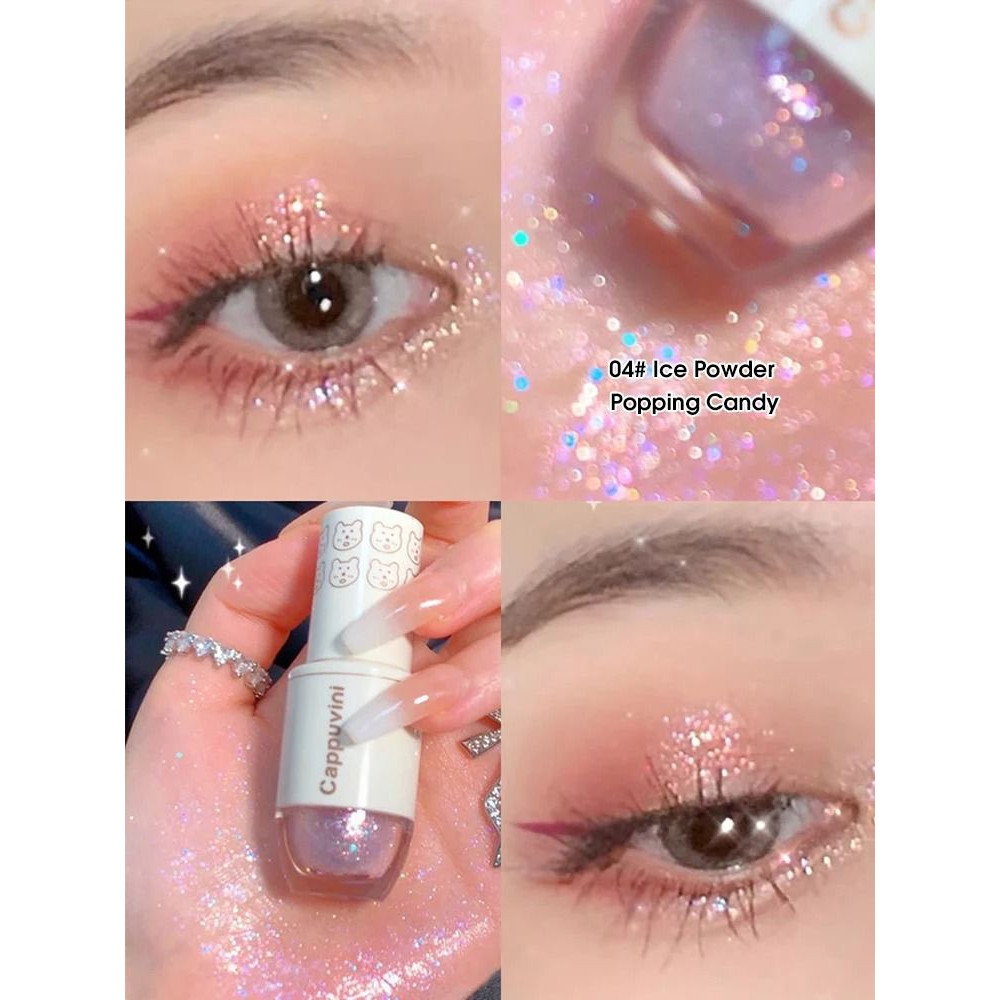 Cappuvini Star Dots Liquid Eyeshadow Pearlescent High Gloss 11