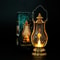 LED Retro Small Oil Lamp Portable Wind Light 0