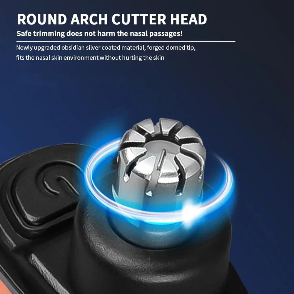 2 In 1 Electric Ear Nose Hair Trimmer Clipper Professional Portable Grooming Tool For Men 3