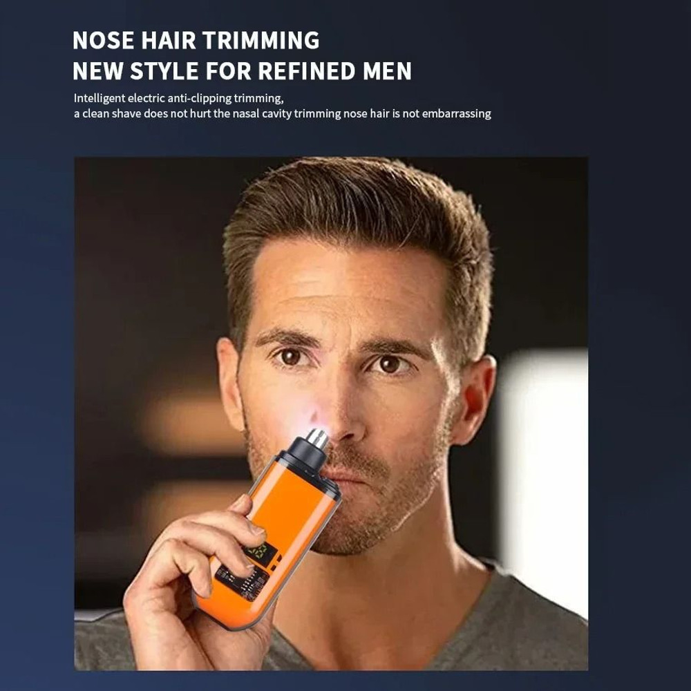 2 In 1 Electric Ear Nose Hair Trimmer Clipper Professional Portable Grooming Tool For Men 5