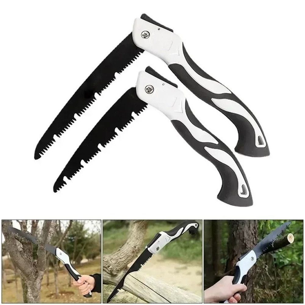 Folding Hand Saw Multifunctional Garden Pruner Portable Logging Tool 4