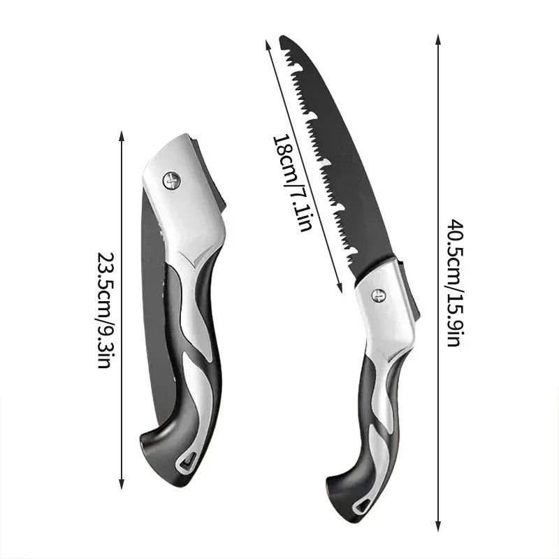 Folding Hand Saw Multifunctional Garden Pruner Portable Logging Tool 8