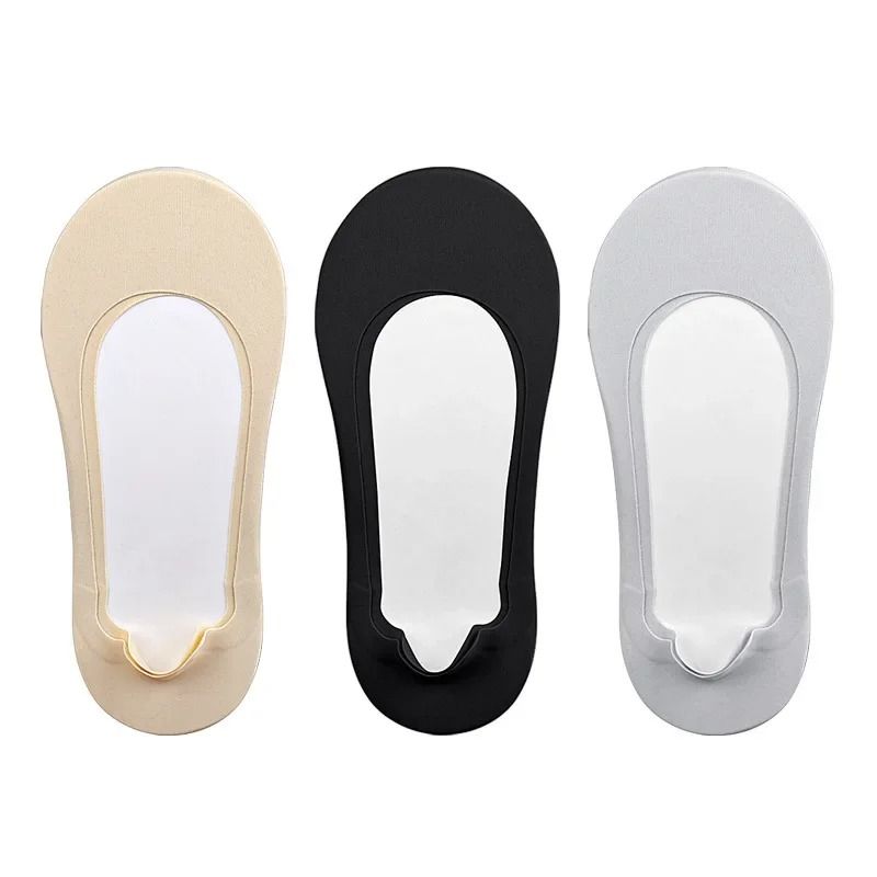 Women Non Slip Boat Sock Insoles Shock Absorbing Cushioned Foot Pads For Plantar Fasciitis Relief 4