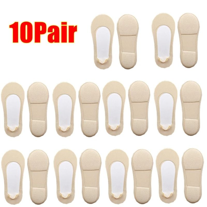 Women Non Slip Boat Sock Insoles Shock Absorbing Cushioned Foot Pads For Plantar Fasciitis Relief 14