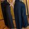 High Waist Solid Color Wide Leg Pants Summer Chic Loose Elegant Flared Trousers For Women 7