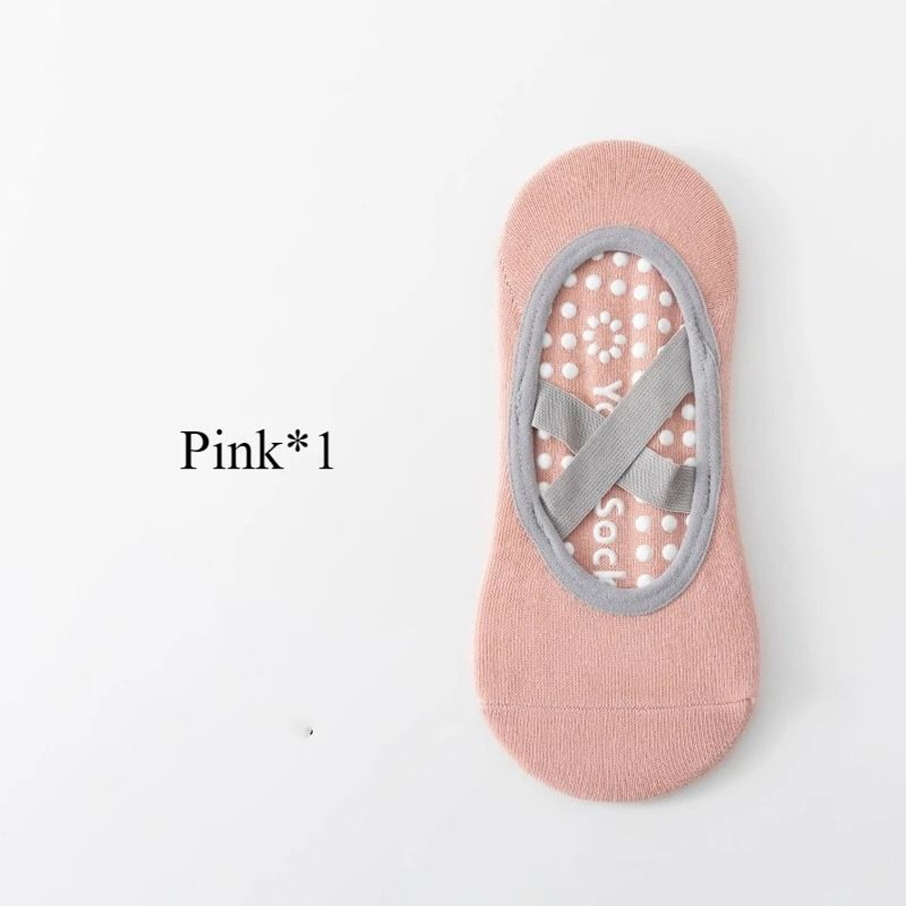 Women Yoga Socks Silicone Anti Slip Ballet Pilates Sport Socks 7
