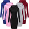 Ladies Dress Autumn Women Hooded Dress Hoodie Sweatshirt Tops 0
