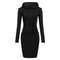 Ladies Dress Autumn Women Hooded Dress Hoodie Sweatshirt Tops 4