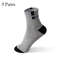 Cotton Sport Socks For Men Breathable Soft High Elastic Mid Tube 5 Pairs 9