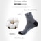 Cotton Sport Socks For Men Breathable Soft High Elastic Mid Tube 5 Pairs 3