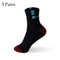 Cotton Sport Socks For Men Breathable Soft High Elastic Mid Tube 5 Pairs 7