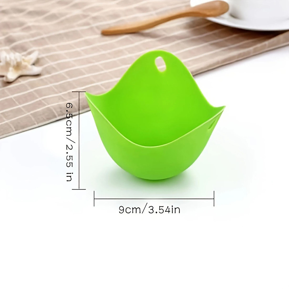 Silicone Egg Poacher Cups Egg Boiler Mold For Microwave Air Fryer Stovetop Cooking 1