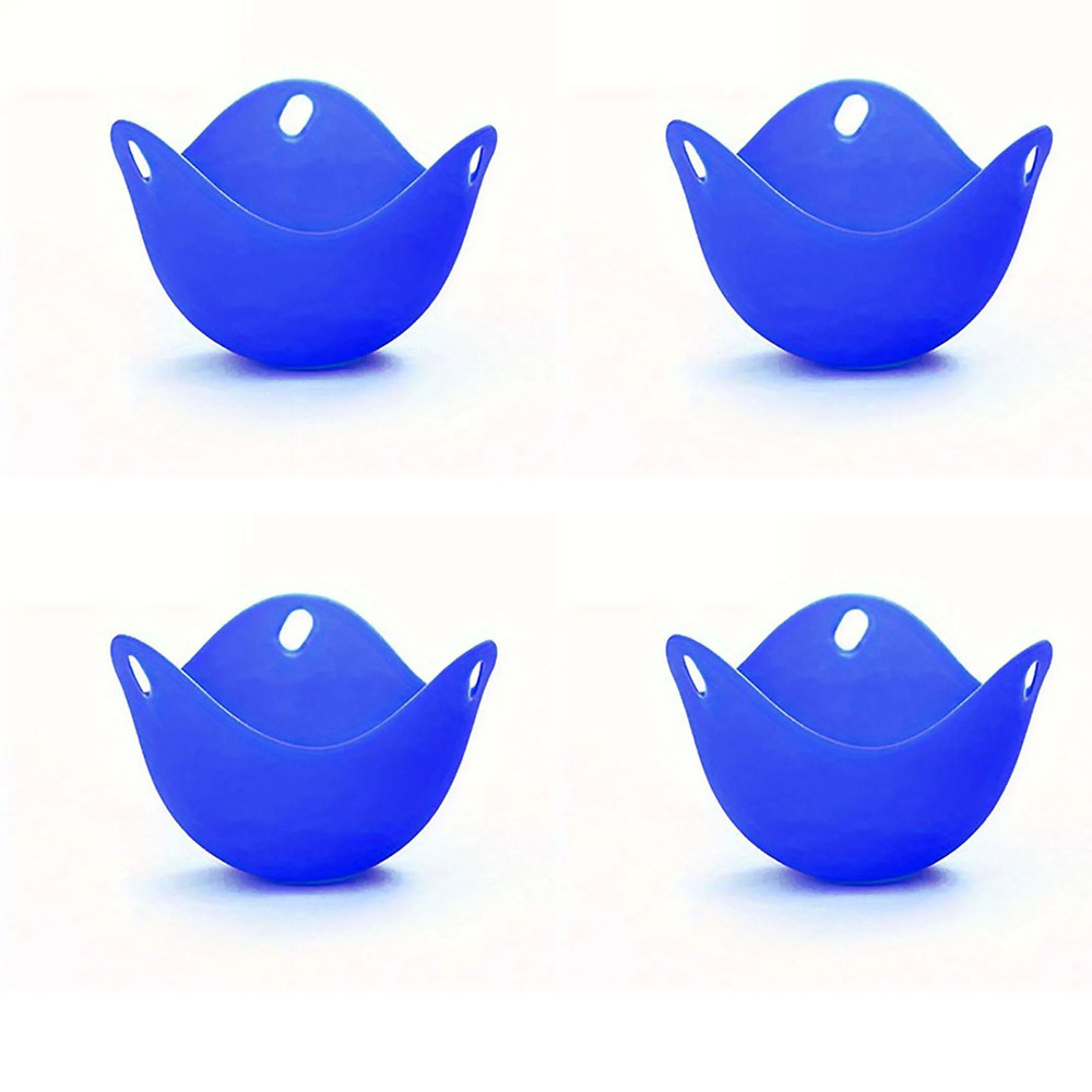 Silicone Egg Poacher Cups Egg Boiler Mold For Microwave Air Fryer Stovetop Cooking 12