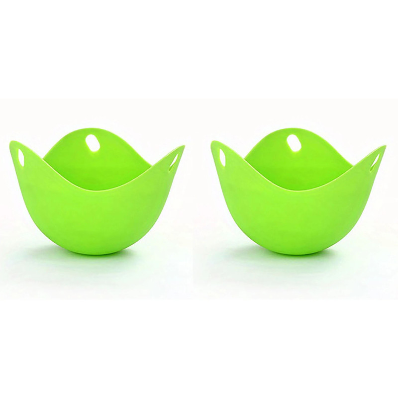 Silicone Egg Poacher Cups Egg Boiler Mold For Microwave Air Fryer Stovetop Cooking 8