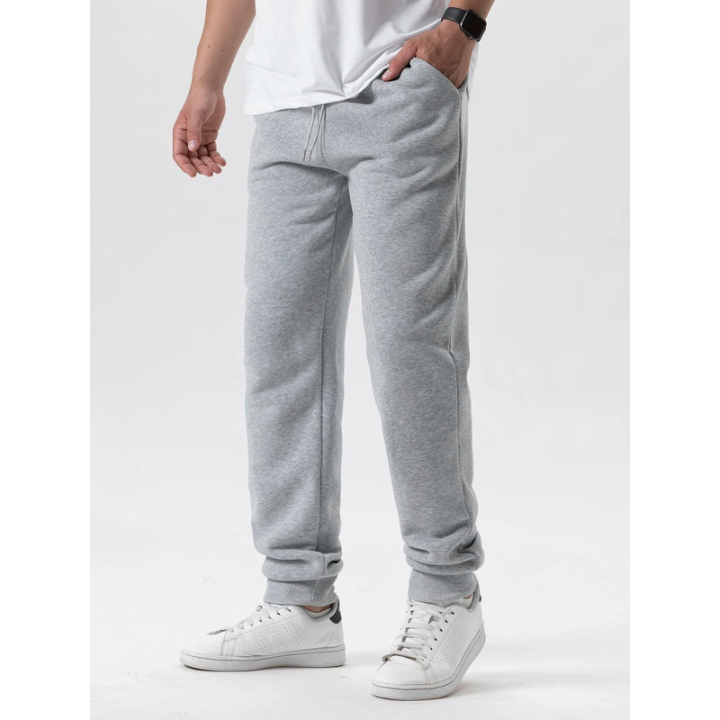 Mens Autumn Winter Fleece Sweatpants Baggy Joggers Elastic Waist 4