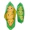 Plush Pea Pod Toy For Kids 25cm Soft Plant Pillow Gift 5