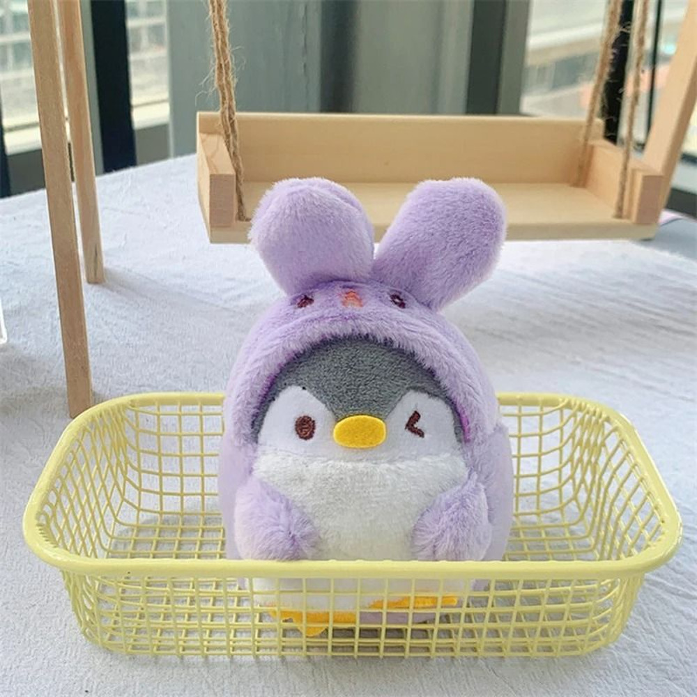 Plush Penguin Rabbit Keychain Bag Pendant 4
