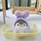 Plush Penguin Rabbit Keychain Bag Pendant 4