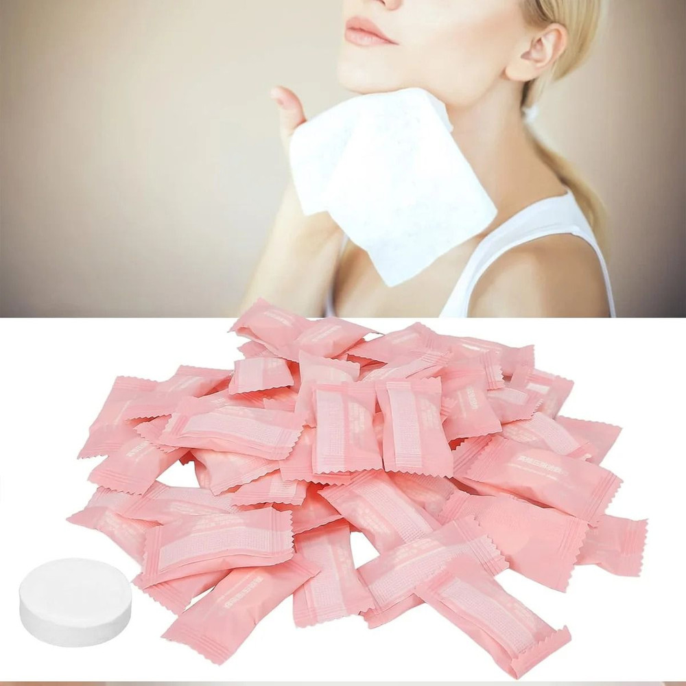 Disposable Compressed Cotton Travel Towel Coin Tissue 1
