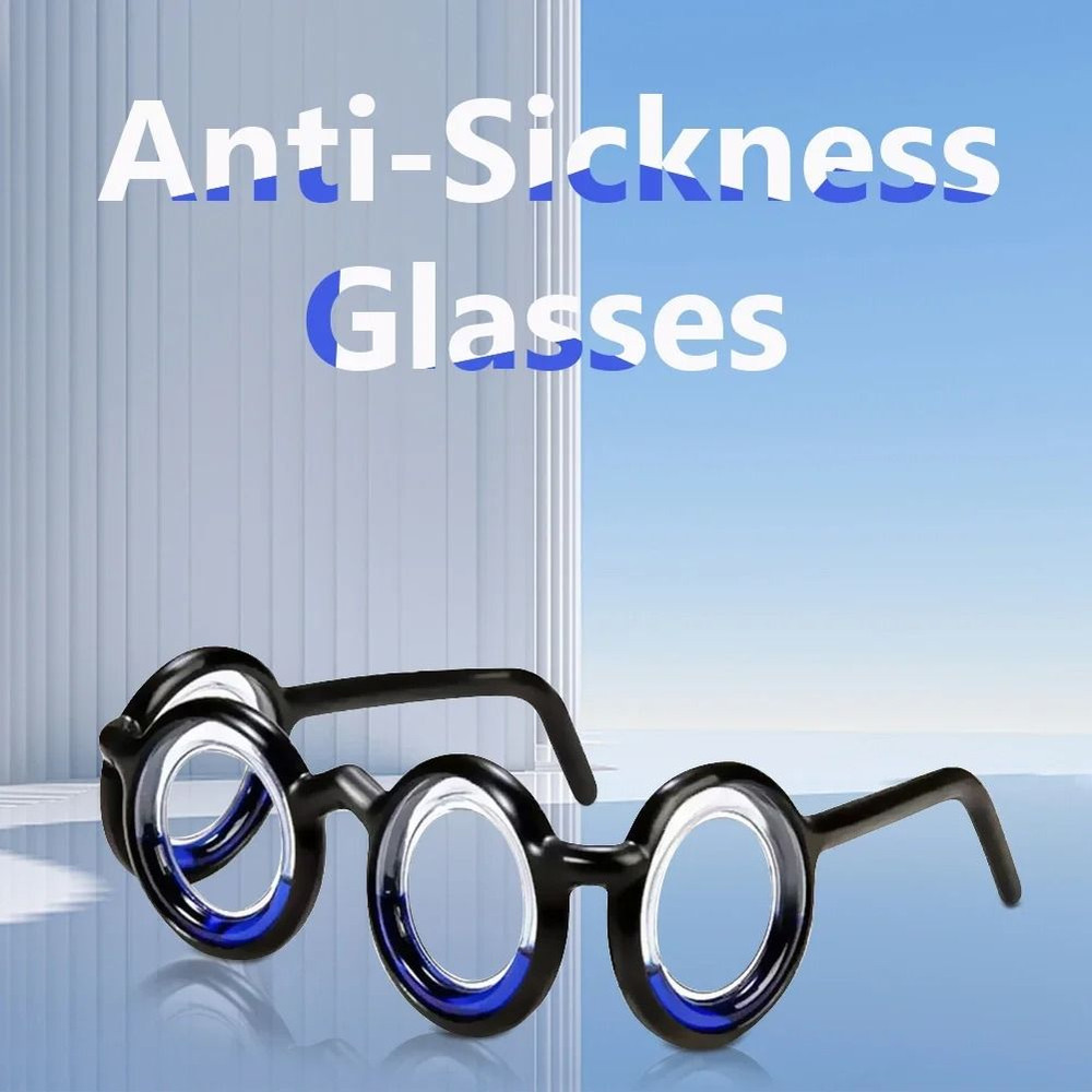 Anti Vertigo Glasses Without Lens Motion Sickness Relief Glasses For Travel 3